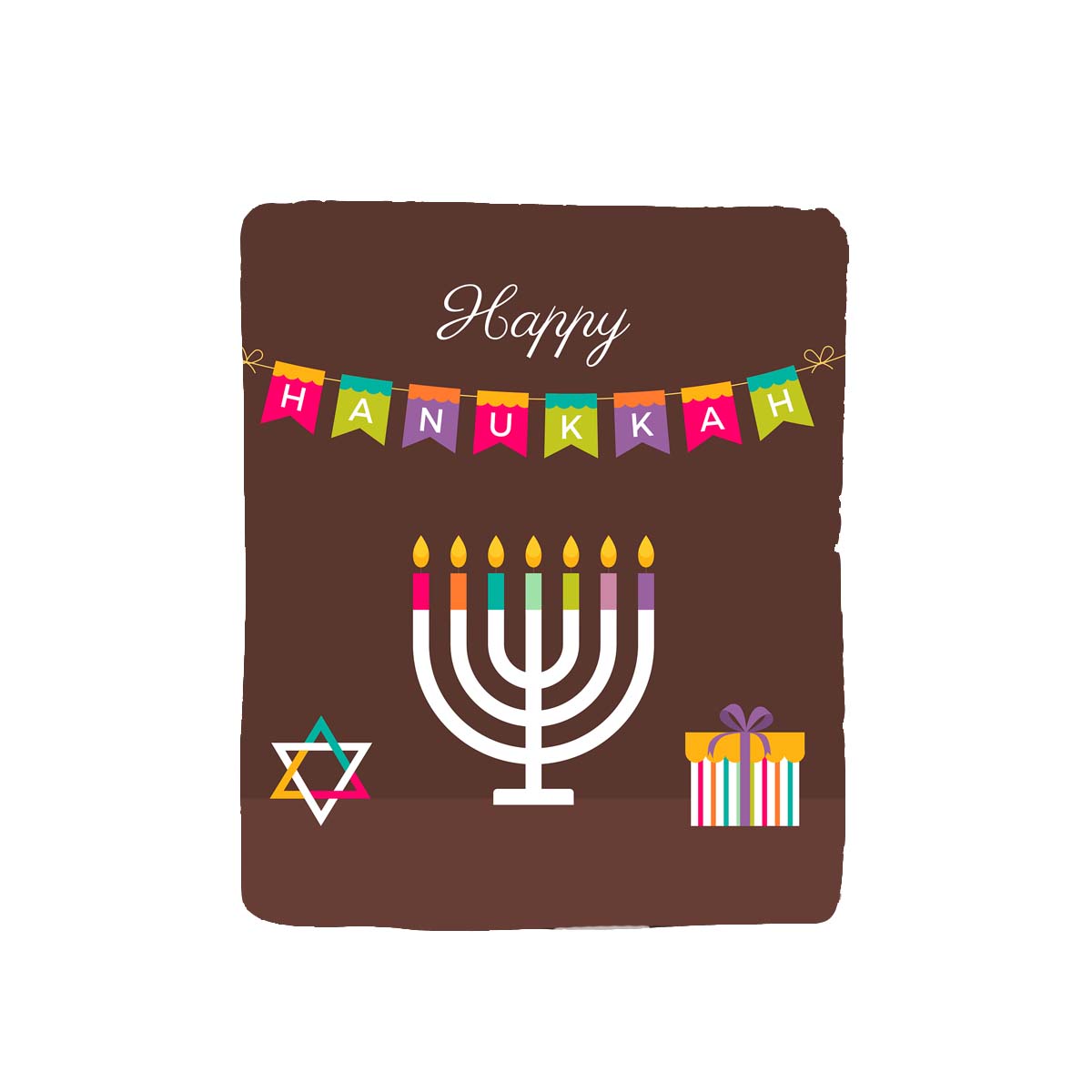 CottonFruit Happy Hanukkah 30x60 Beach Towel 50x60 Blanket Cottonfruit happy hanukkah 30x60 beach towel 50x60 blanket